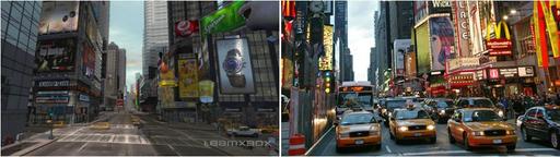 Grand Theft Auto IV - Liberty City против New York City