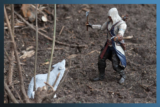 Assassin's Creed III - Фотообзор экшен-фигурок Коннора и Хэйтема Кенуэйя от McFarlane